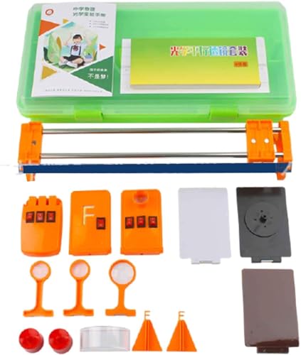 Physical Optics Set, Labs Complete Optical Bench Set, Physic Experiment Teaching Tools, Full Set of Accessories Teaching Equipment Learning Tool