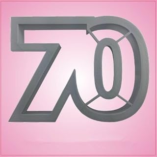 Number 70 Cookie Cutter