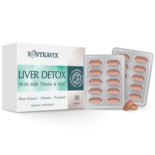 Liver Detox Cleanse & Repair, Liver Support Supplement with Milk