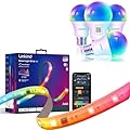 Linkind Matter Smart Light Bulb 4 Pack and LED Strip Lights RGB 10ft Compatible with Alexa and Google Home