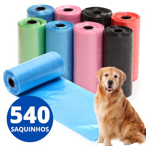 Kit 36 Refis Rolos Cata Caca Saquinhos Higiênicos Pet