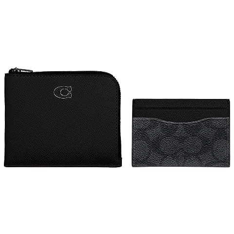 COACH 3-in-1 L-Zip Wallet in Leather Cover