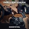 Logitech G923 Volante da Corsa e Pedali per Xbox One e PC, Presa Inglese - Nero & Driving Force Leva di Cambio, 6 Marce di Velocità con manopola ad H, Pomello del Cambio ‎in Vera Pelle, Nero