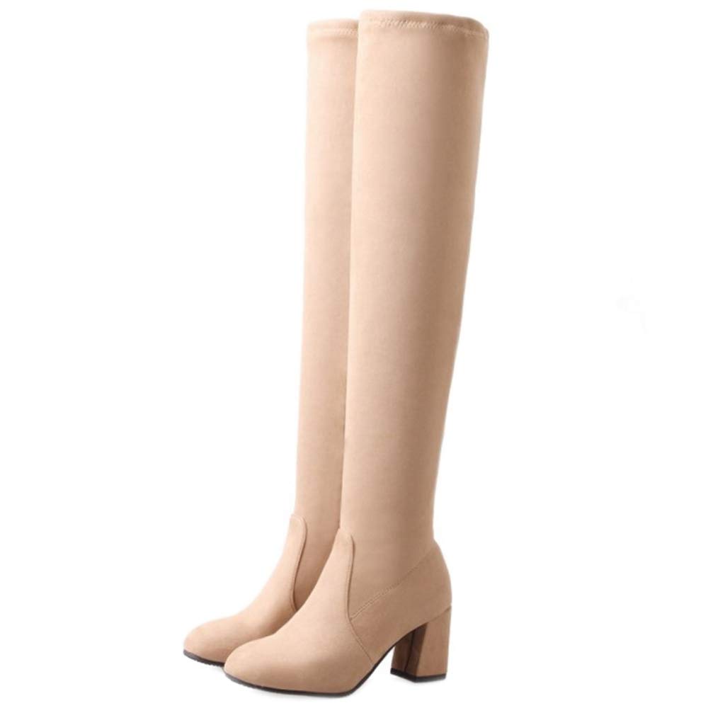 Cuissardes Simples pour Femme avec Talon Carré