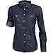 Produktbild High Colorado Taormina 2-L Damen Bluse Größe 40 Navy Denim 5875