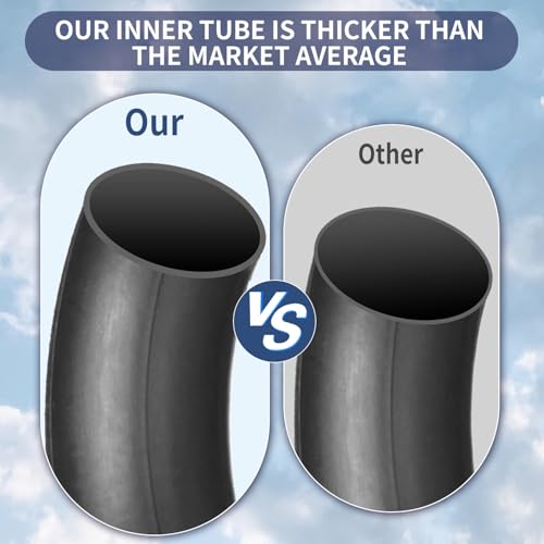 Image of 2 Pack 90 /100-14 inch 3.00-14 inch Heavy Rear Inner Tube, 14 Inch Tire | for 125cc 140cc Pit Pro Trail Foot Dirt Bike [Thickened]