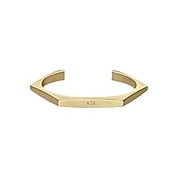Armani Exchange Bracciale aperto in acciaio inossidabile da uomo