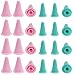 BronaGrand 40 Pcs Knit Knitting Needles Point Protectors/Stoppers 2 Sizes for Knitting Craft(Needles Point Protectors) Random Color