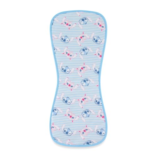 Image of Disney Baby Stitch Angel Burp Cloths 3 Pack 20 inch x 10 inch Burping Rags Infants