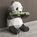 STOBOK Panda Come Bambú Modelo de Papel 3D Acción Papel Artesanía Estereoscópica...