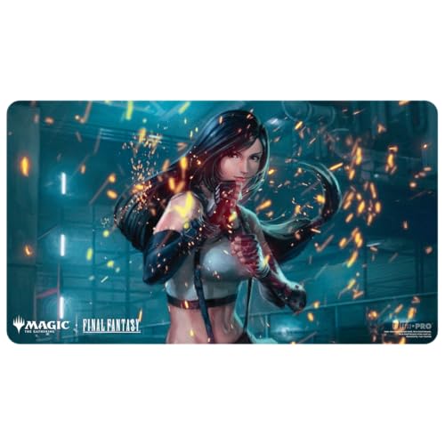 Ultra PRO - Final Fantasy x Universes Beyond Tifa Martial Artist Playmat for Magic: The Gathering | Card Game Playmat Final Fantasy Collectibles Desk Mat Mousepad