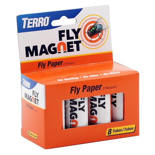 TERRO T518 Fly Magnet Indoor Housefly, 8 Count Pack, Sticky Fly Trap Indoor Hanging - image 9
