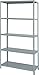 PROMETAL Scaffale Metallo Scaffalatura 5 ripiani cm. 100x40x200 h Grigio