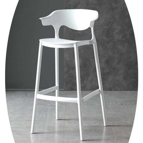Tabouret De Comptoir En Plastique Moderne Avec Dossier Bas, Fonction