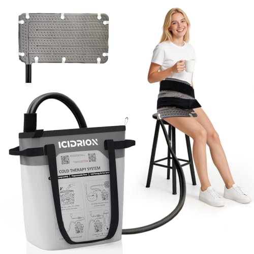 Image of Quiet Ice Machine for Hip After Surgery, Calf Programmable & Timer