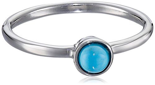 Amazon Collection Sterling Silver Turquoise Ring, Size 7