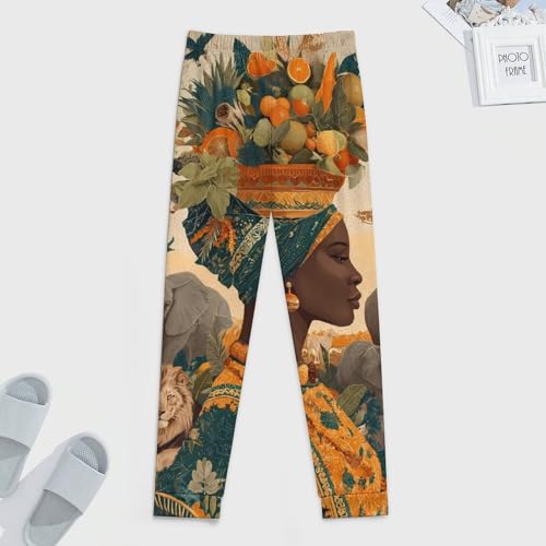 Savanna African Woman Animal World Men's Pajama Pants Lounge Pant Sleepwear PJ Bottoms3