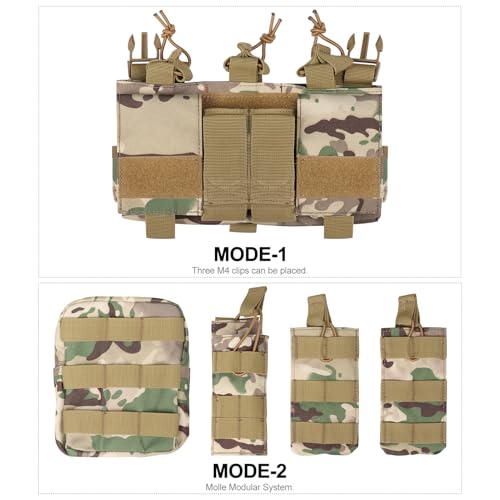 Image of xaegistac Tactical Vest One Click Quick Release Tactical Vest | Adjustable Modular Design for Outdoor, Hunting, Shooting and Security