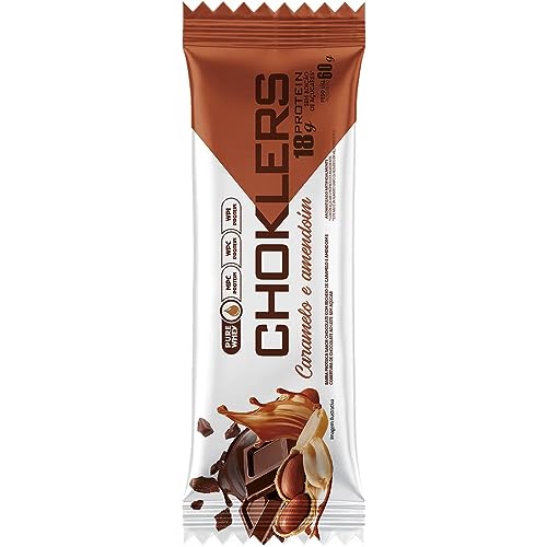 Barra de Proteína Sabor Chocolate com Recheio de Caramelo 12 Unid. Choklers - Mix Nutri