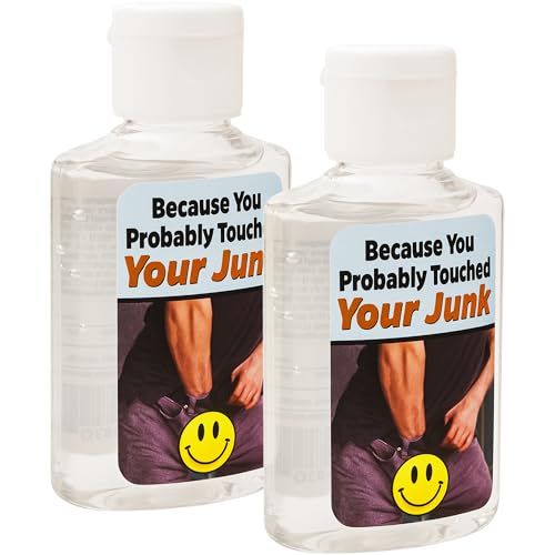 Witty Yeti Because You Probably Touched Your Junk Hand Sanitizer 2 Pack. I Don’t Know Where Your...