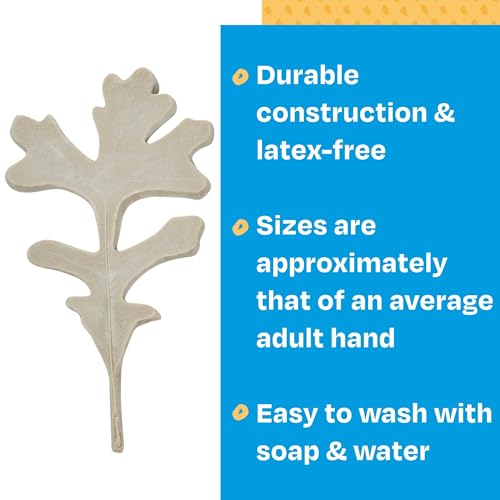 Image of Sax Natures Impressions Leaf Print, Assorted Sizes (Set of 10),Brown