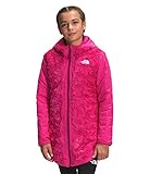 The North Face Girls' Reversible Mossbud Swirl Parka, Cabaret Pink, M