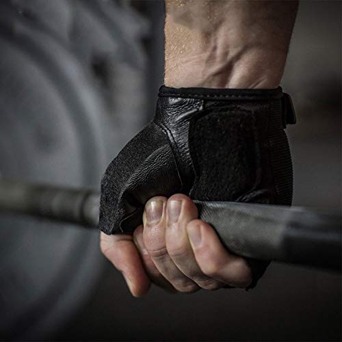 Rovos Workout Gloves Ventilated Leather Weight Lifting Gloves Training Gloves Men Wear Resistant Gym Gloves For Weightlifting, Exercise thumb #3