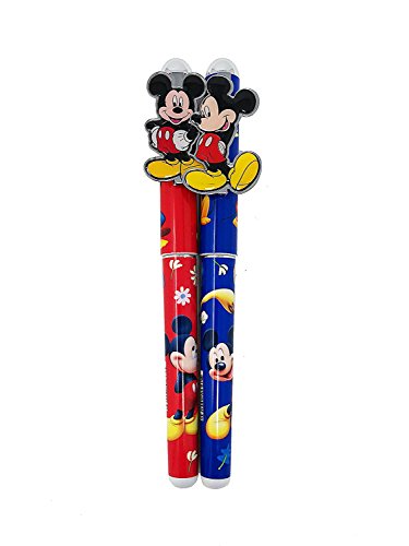Disney Mickey Mouse Pen 2pc set (Red, Blue)
