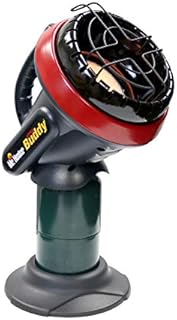 Mr. Heater F215100 MH4B Little Buddy 3800-BTU Indoor Safe Propane Heater, Medium , Black/Red