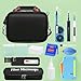 13-in-1 Fiber Optic Cleaning Kit with 400x Fiber Optic Microscope, Suitable for SC/FC/ST/LC Interfaces, MPO/MTP SC 2.5mm LC 1.25mm One-Click Cleaning Pen, Fiber Wiping Clip Cleaning Tool Kit