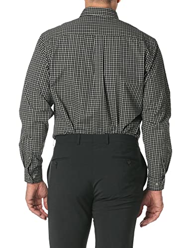 Arrow 1851 Men's Hamilton Poplins Long Sleeve Button Down Plaid Shirt2