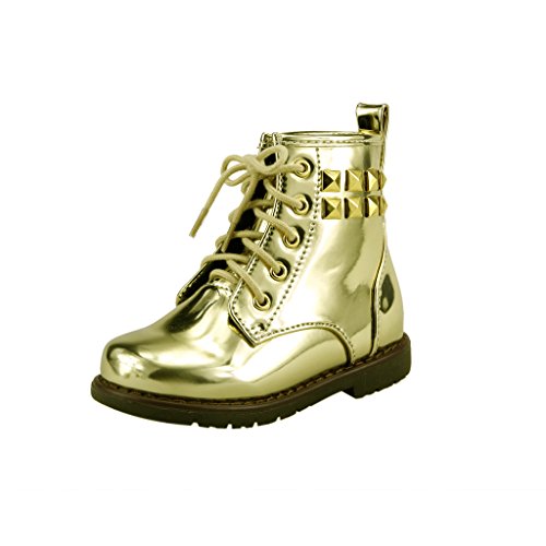 The Doll Maker Metallic Mirrow Effect Bootie