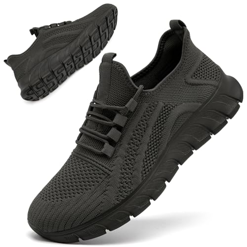 Image of Mens Running Shoes Walking Sneakers Tennis Gym Slip on Shoe | Non Slip | Workout | Breathable | Lightweight | Casual | Athletic