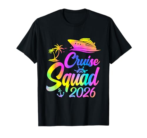 Cruise Squad 2026 Family Group Matching Cruising Vacation T-Shirt