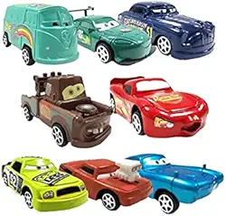 kit 8 carrinhos fricção filme carros 3 relampago mcqueen