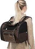 Trixie 28871 Rucksack Shiva, 41 × 30 × 21 cm, braun