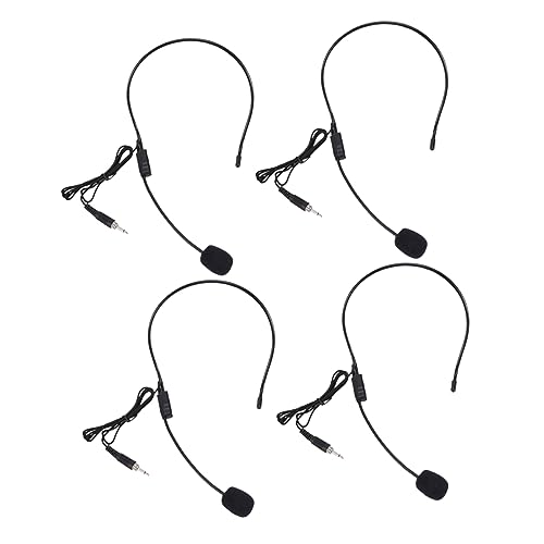 ULDIGI Microphone Headset for Speaker Head-Mounted Mic Amplifier Earhook Mic Accessory
