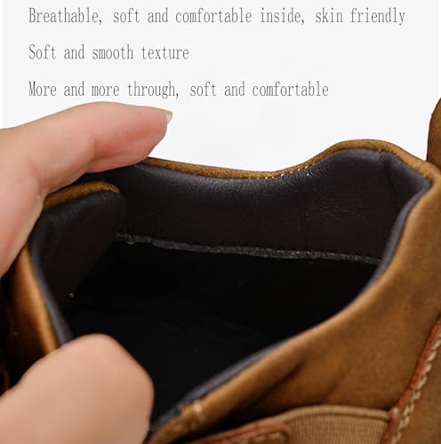 Classic Men's Handcrafted Business Casual Loafers – Durable, Comfortable & Slip-Resistant for Outdoor Walking, Hiking & Travel4