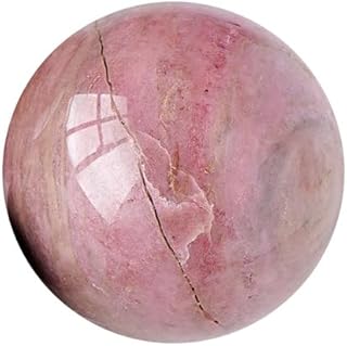 天然水晶ローズクォーツボール飾り、磨かれた原石、家庭やオフィスでの使用に適しています。,60~70mm