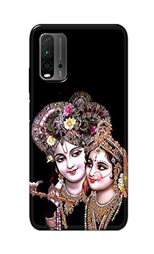 Image of PRINTFIDAA� Printed Hard Back Cover Case for Mi Redmi 9 Power Back Cover (Radha Krishna) -2808
