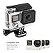 YALLSAME Waterproof Case for GoPro Hero 4 3 3+, 131ft Underwater Protective Housing Accessories Ideal for Scuba Diving, Snorkeling, Surfing, Dive Housing Case for GoPro 4 Black/Silver