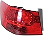 GO-PARTS - for 2010-2013 Kia Forte Tail Light Rear Lamp Assembly Replacement - Left (Driver) (CAPA Certified) Sedan 92401 1M010 KI2804101C 2011 2012