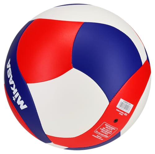 Image of Mikasa V360W-USA Volleyball FIVB Approved for Practice and Recreation (Red /Blue /White)