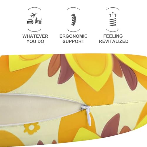 Almohada de espuma de memoria tamaño único para viaje miniatura 5