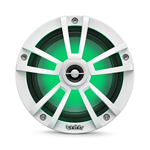 Infinity Reference 622M With Rgb Led Lighting 6.5" 225-Watt High-Performance (Pair, White, Bulk Packaging- Oem) #TOP3