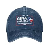 Gina-Hinojosa 2026 Hat Hinojosa for Texas Governor Men Women Trucker Hat Dad Baseball Cap zy101 Navy Blue