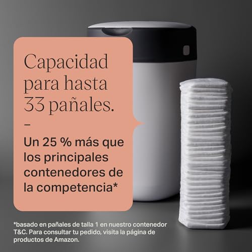 Miniatura 6 de Tommee Tippee - Contenedor para Pañales Avanzado Twist and Click, Nuevo Sistema Ecológico, Incluye 12 Recambios con Película GREENFILM, Blanco