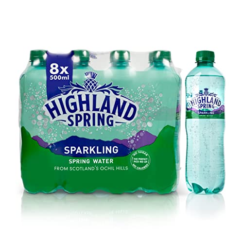 Highland Spring Sparkling Water 8x500ml