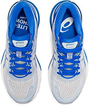 ASICS Women's Gel-Nimbus 21 Lite-Show Running Shoes, 6.5, MID Grey/Illusion Blue | Image 5