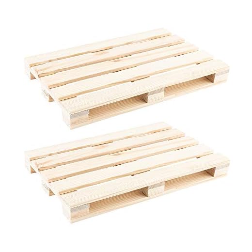 Ideen mit Herz - Mini pallet, piccoli pallet decorativi in legno, ideali per bricolage, fai da te o come sottobicchieri